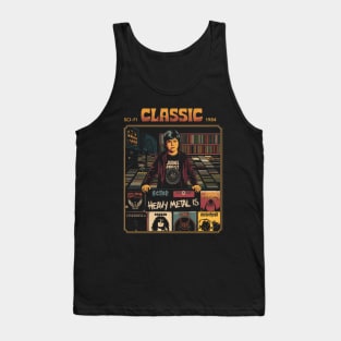 Vinyl record store "Metalhead Archaeology" Tank Top